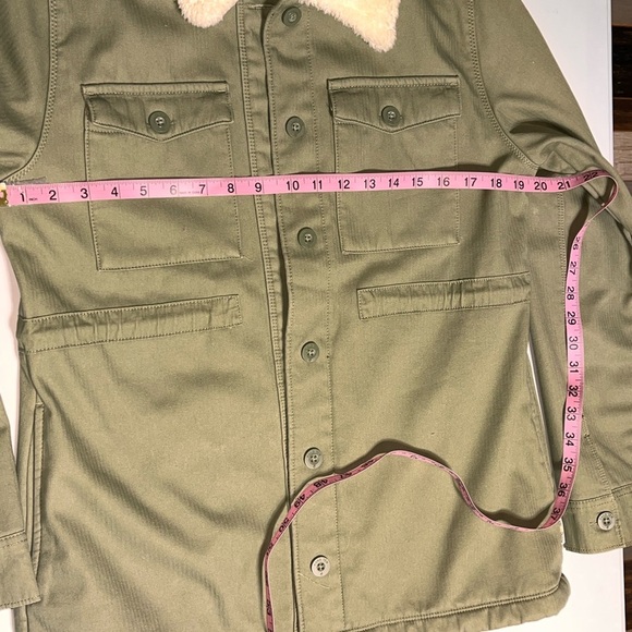 Hang Ten Women's Green Jacket with Faux Fur Collar small - Picture 12 of 12